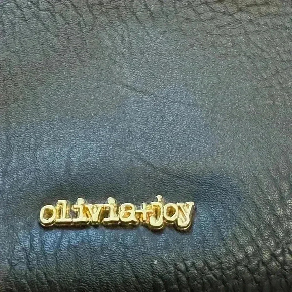 Olivia & joy black pebbled wallet clutch - Picture 6 of 9